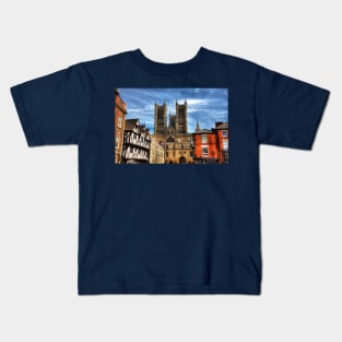 Lincoln Cathedral And Historic Buildings Kids T-Shirt